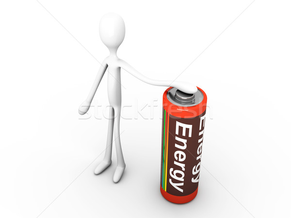 Presenting a Battery Stock photo © Spectral