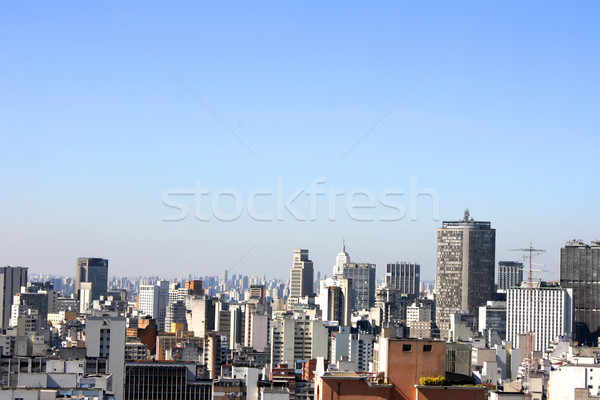 Foto d'archivio: Skyline · Sao · Paulo · Brasile · città · blu · viaggio