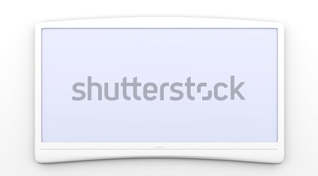 Hdtv 3D renderelt illusztráció számítógép otthon Stock fotó © Spectral