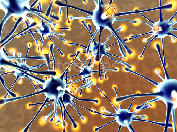 Stock photo: Neuronal Network	