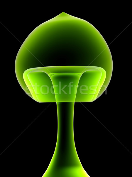 Stock photo: Freaky translucent Mushroom
