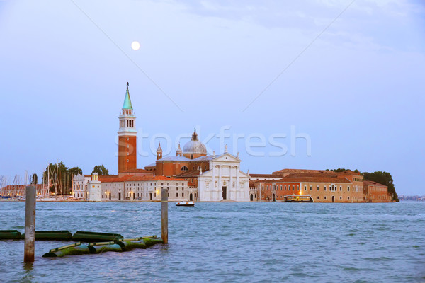Stock photo: Nightfall in Venice	
