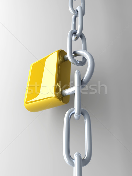 Locked Chain Stock photo © Spectral