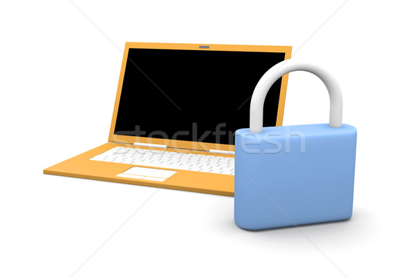 Secure Laptop	 Stock photo © Spectral