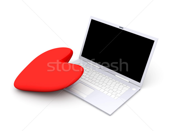 Laptops in Love	 Stock photo © Spectral
