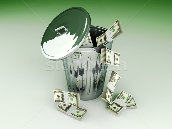 Dollar Trash		 Stock photo © Spectral