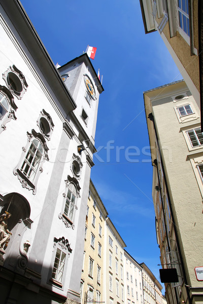 Arquitetura histórica cidade Áustria europa céu casa Foto stock © Spectral