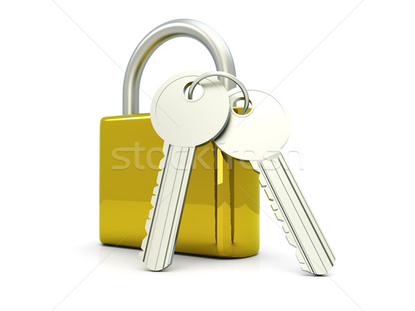 Padlock with Keys	 Stock photo © Spectral