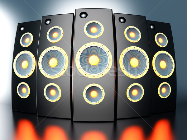 Power Speakers Stock photo © Spectral