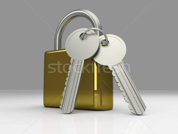 Padlock with Keys		 Stock photo © Spectral