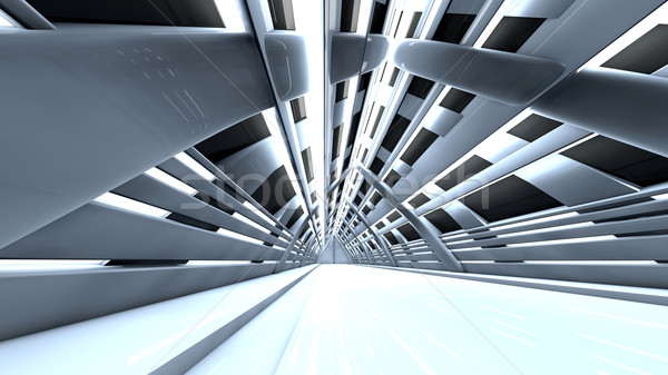 фантазий архитектура викинг стиль интерьер 3d иллюстрации Сток-фото © Spectral