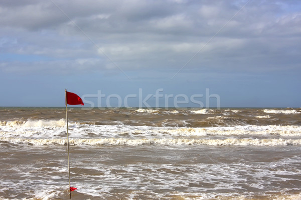 Rouge alerter orageux météorologiques côte Uruguay [[stock_photo]] © Spectral