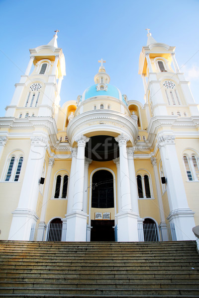 Chiesa città Brasile sud america blu architettura Foto d'archivio © Spectral
