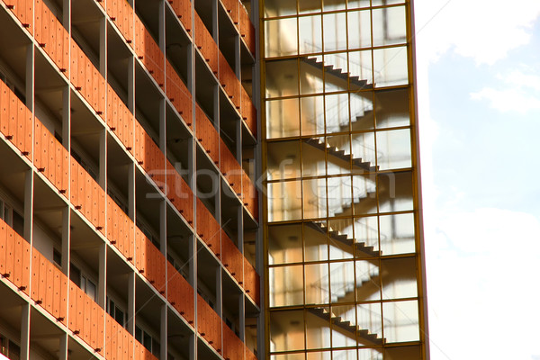 Modern mimari Berlin modern yerleşim mimari Almanya Stok fotoğraf © Spectral