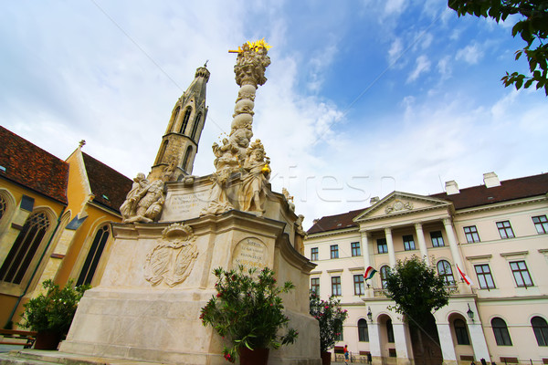 Stock photo: Holy Trinity Statue in Sopron						