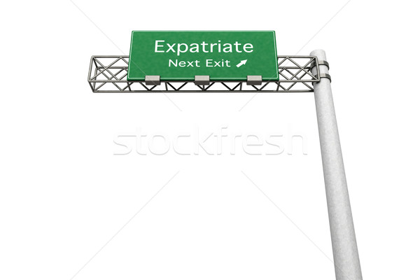 Highway Sign - Expatriate	 Stock photo © Spectral