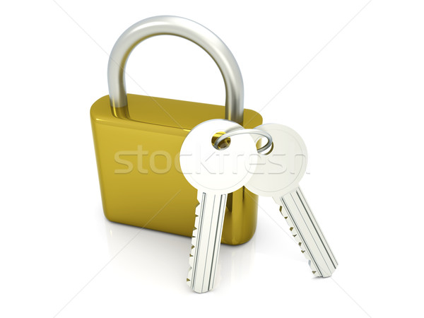 Padlock with Keys	 Stock photo © Spectral