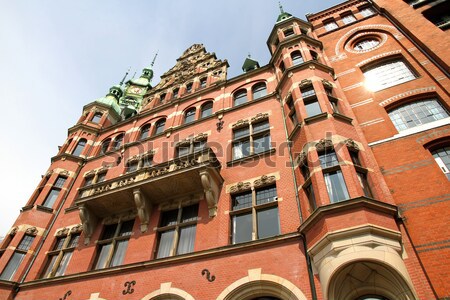 Historique bâtiment hambourg Allemagne Europe bureau Photo stock © Spectral