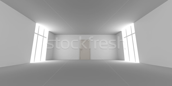 Door in a empty room	 Stock photo © Spectral