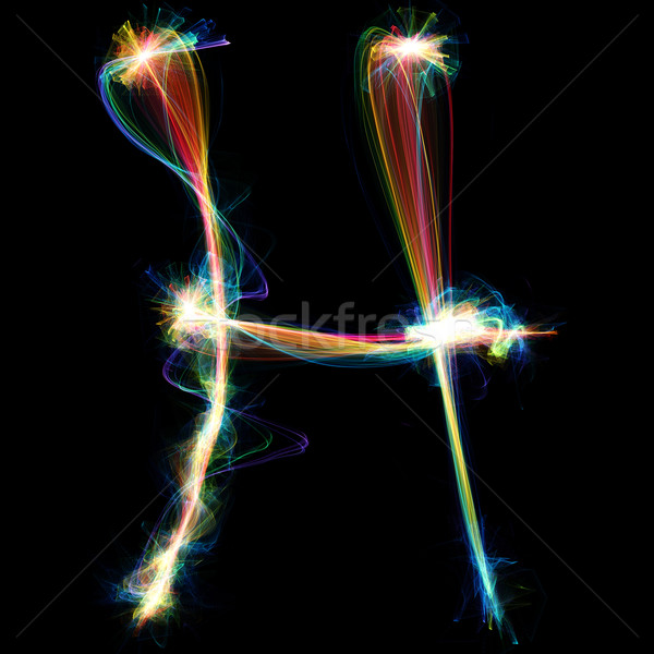 Plasma Letter - H Stock photo © Spectral