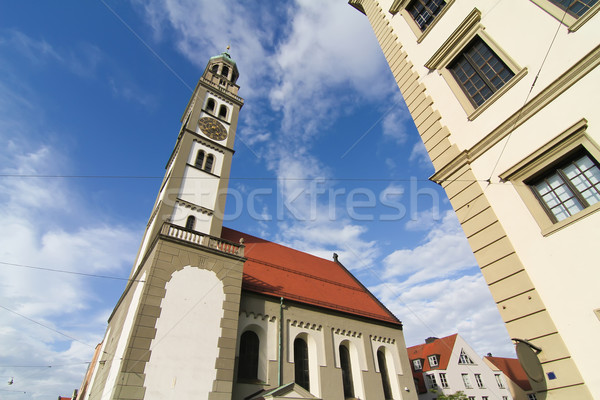 Old town center of Augsburg with St. Peter Stock photo © Spectral