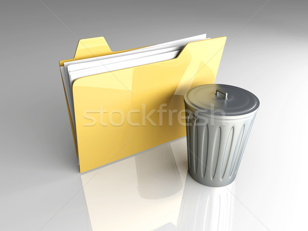 Trashed document	 Stock photo © Spectral