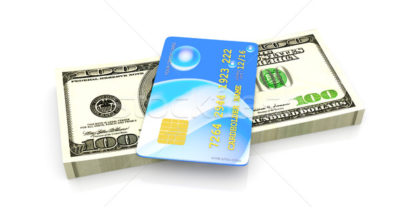 Credit Card and Cash	 Stock photo © Spectral