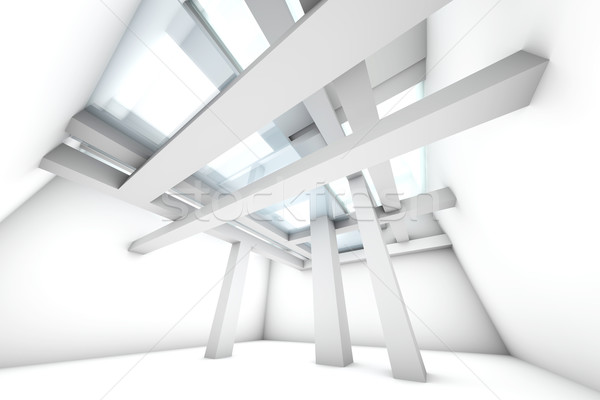 Modernes intérieur architecture moderne 3D rendu illustration [[stock_photo]] © Spectral