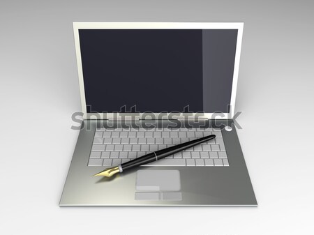 Credit card and Laptop	 Stock photo © Spectral