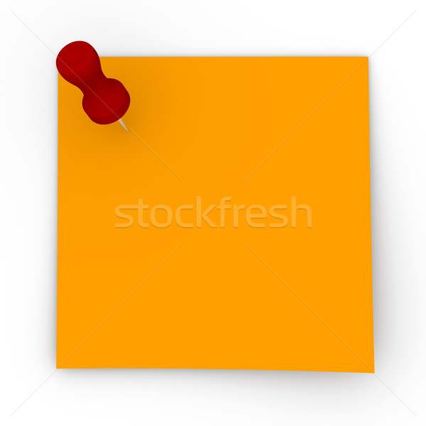 Sticky Note - Red Pin Stock photo © Spectral
