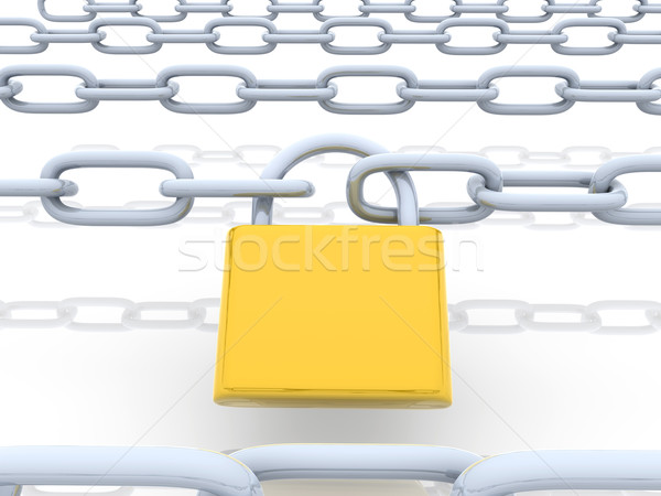 Locked Chain Stock photo © Spectral