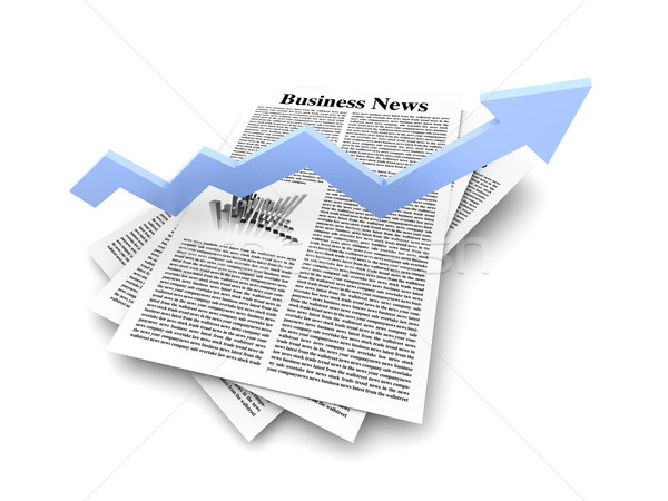 Stock photo: Growth in the Business News	