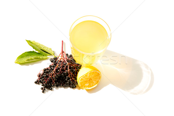 Natural Lemonade with elder berries Stock photo © Spectral