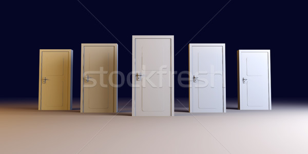 Stock photo: Doors