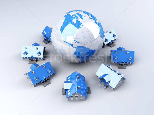Global Real Estate Stock photo © Spectral