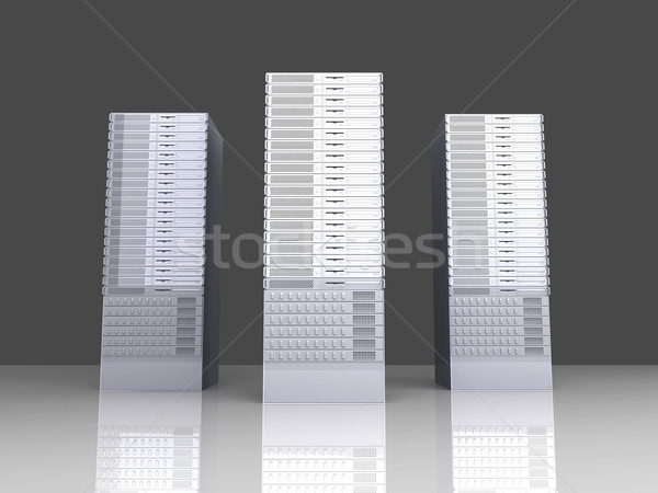 19inch Server towers		 Stock photo © Spectral