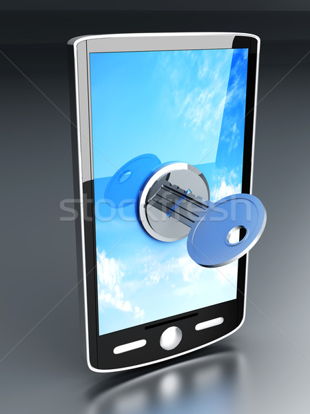 Locked Smartphone Stock photo © Spectral