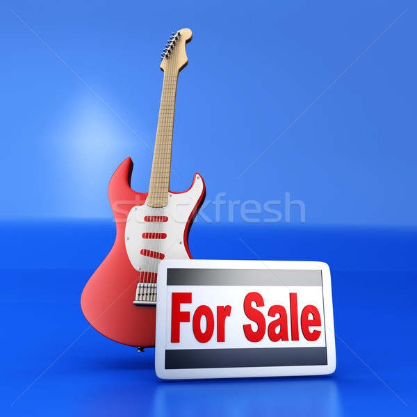 Stock photo: Guitar for Sale	