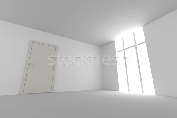 Door in a empty room	 Stock photo © Spectral