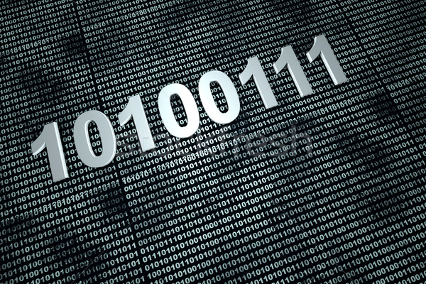 Bináris kód 3d illusztráció számítógép terv technológia hálózat Stock fotó © Spectral