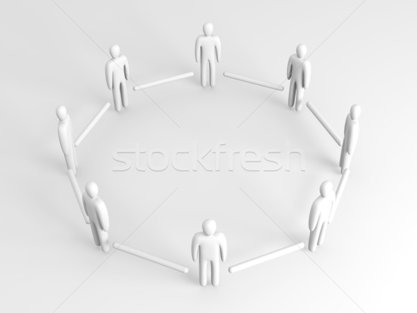 Connected Team Stock photo © Spectral