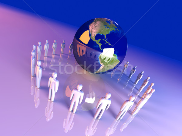 Global Team - Americas Stock photo © Spectral