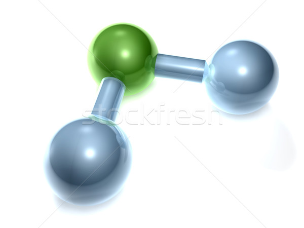 Wasser 3D Rendering Sauerstoff grünen Wasserstoff Stock foto © Spectral