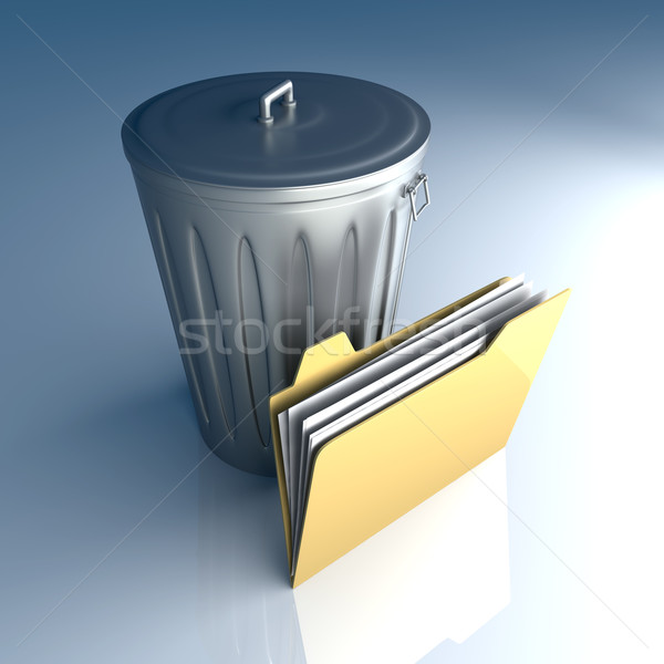 Trashed document	 Stock photo © Spectral