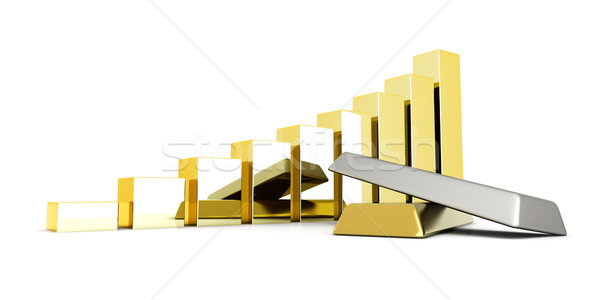 Cenny metale wartość 3D świadczonych Zdjęcia stock © Spectral