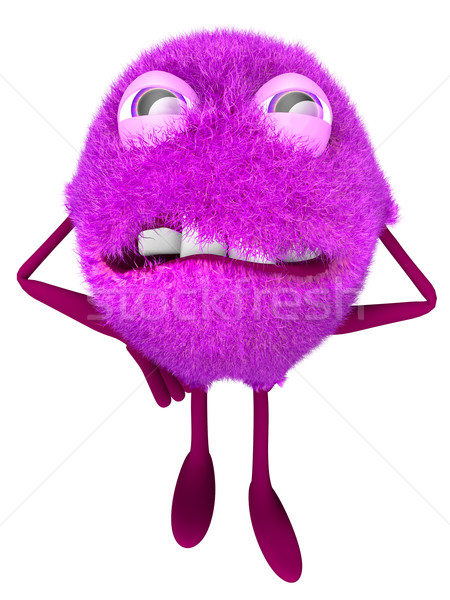Angry furry cartoon character Stock photo © Spectral