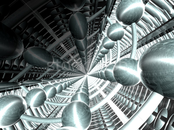 3D gerenderd illustratie abstract afbeelding gebouw Stockfoto © Spectral