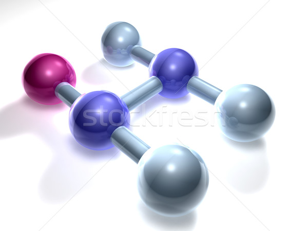 Pvc 3D forma plástico hidrogênio Foto stock © Spectral