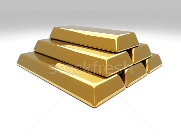 Gold Bar Pyramid	 Stock photo © Spectral