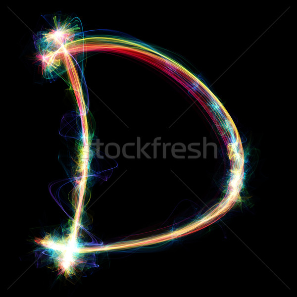Plasma Letter - D Stock photo © Spectral